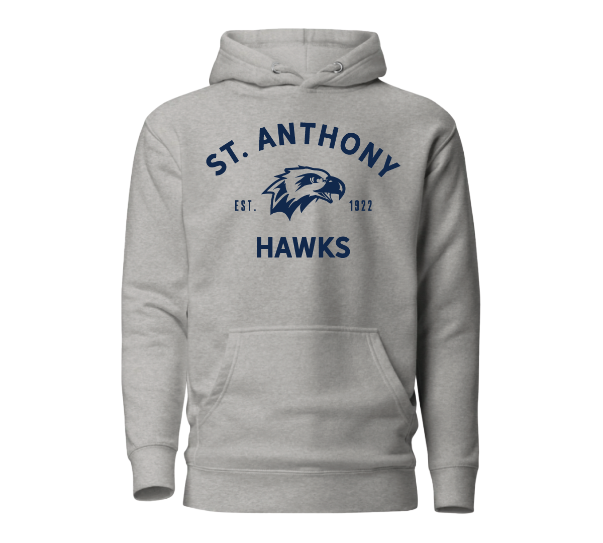 Grey School Uniform Hoodie - Adult Sizes