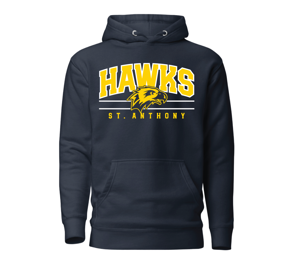 Varsity Crest Hoodie - Navy