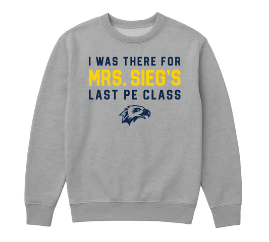 Mrs. Sieg Crew Neck - Youth Sizes (School uniform item)