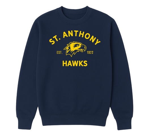 Navy School Uniform Crew Neck - Adult Sizes