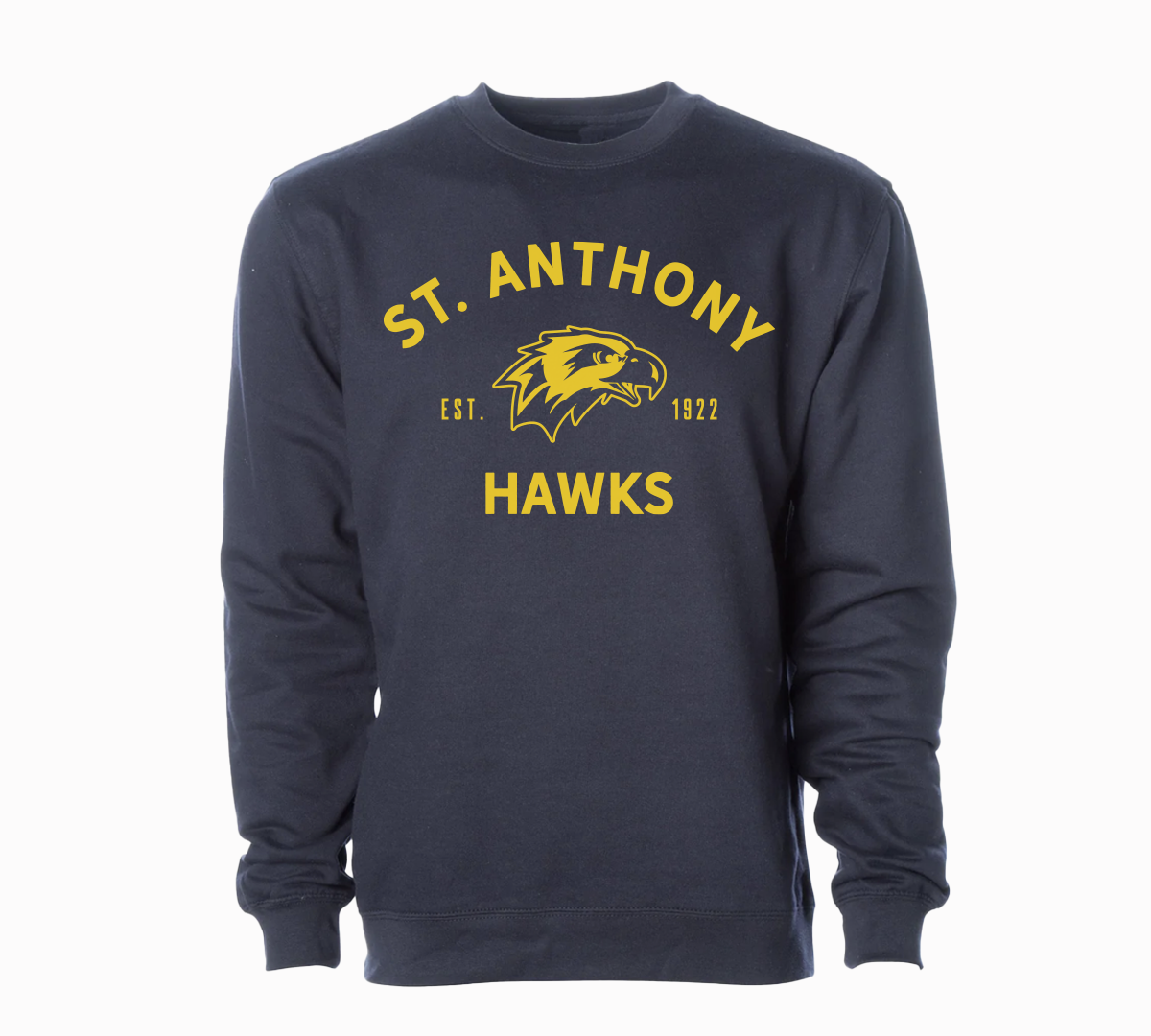 Hawk Crew Neck Navy - Adult Unisex