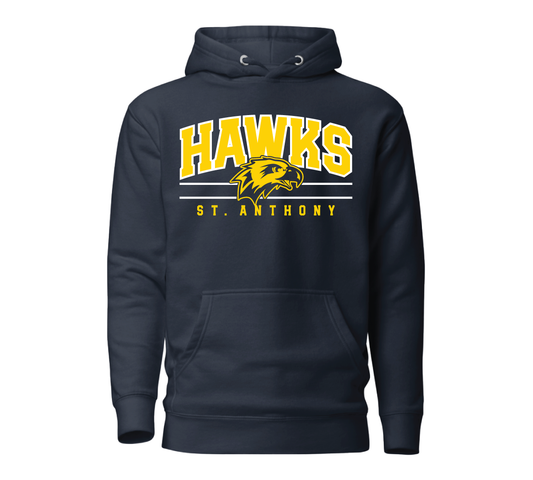 Varsity Crest Hoodie - Navy