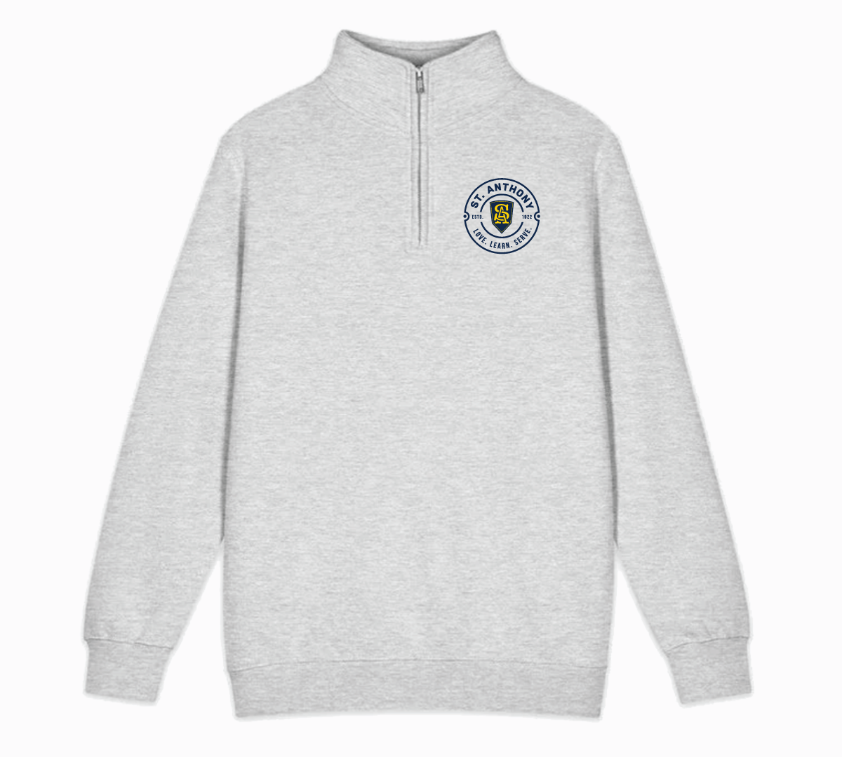 Circular Badge Quarter Zip