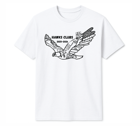 Hawks Clubs Tee - Adult Sizes