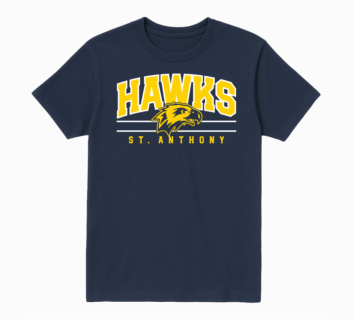 Varsity Crest Tee - Navy